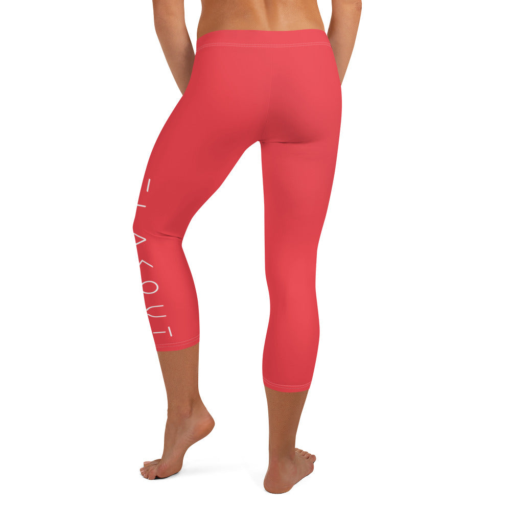 Scarlet Bomb Women's Capri Leggings - FLAKOUT