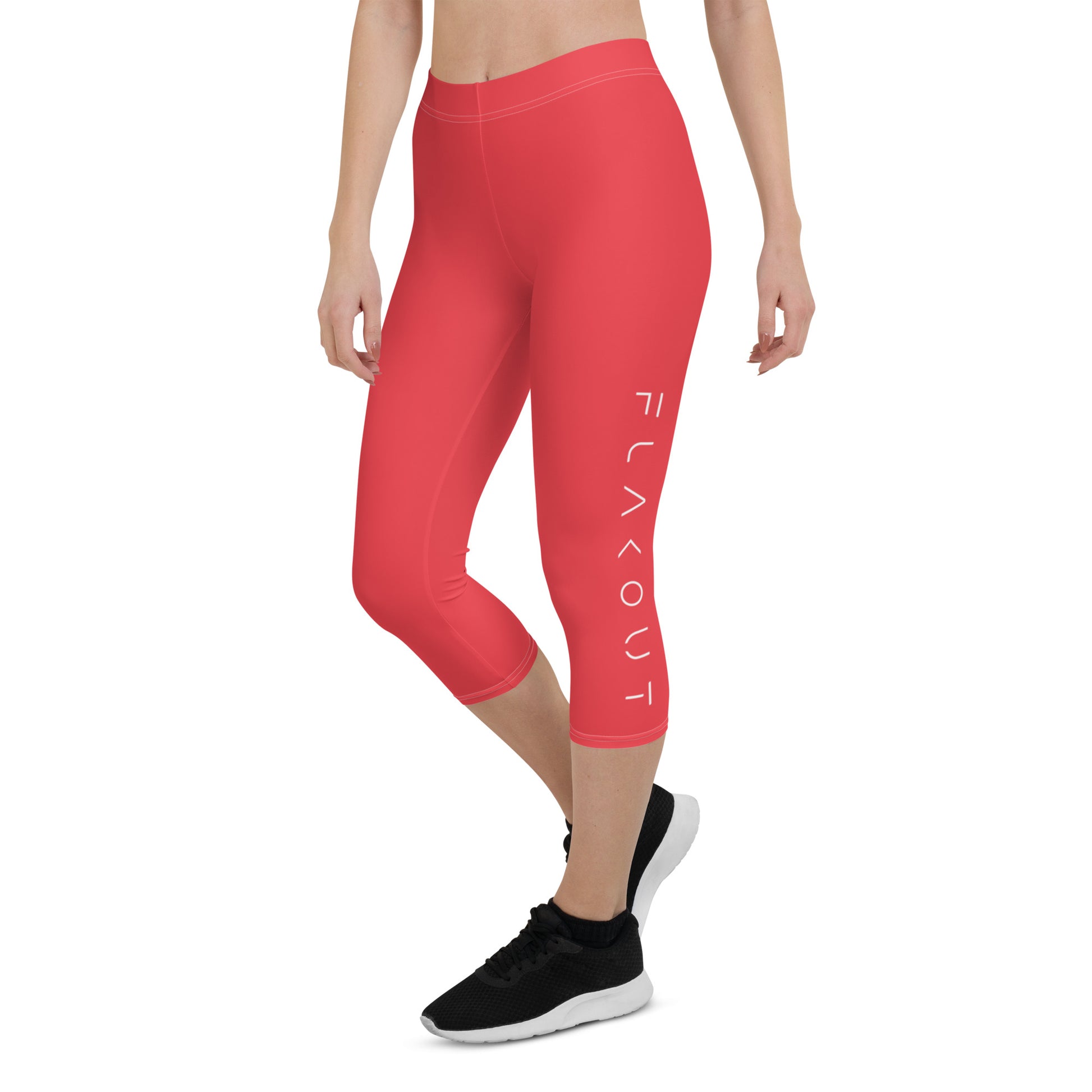 Scarlet Bomb Women's Capri Leggings - FLAKOUT