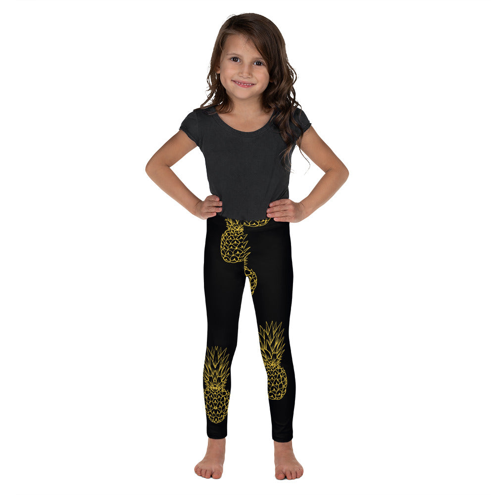 Pineapple Bliss Girl's Leggings - FLAKOUT