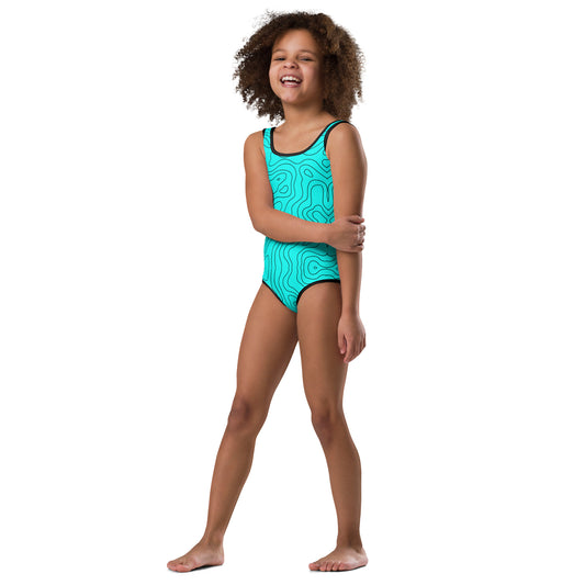 Blue Abyss Girl's Swimsuit - FLAKOUT