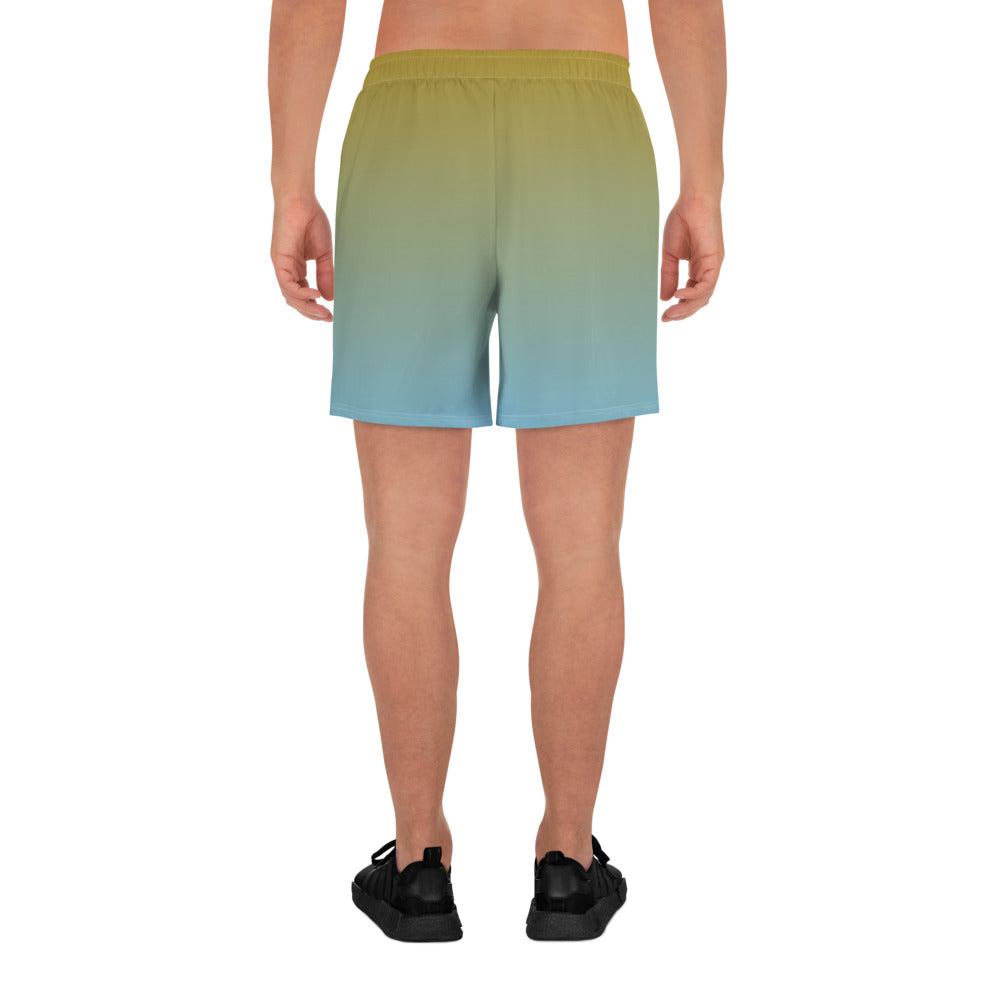 Golden Azure Men's Recycled Shorts - FLAKOUT