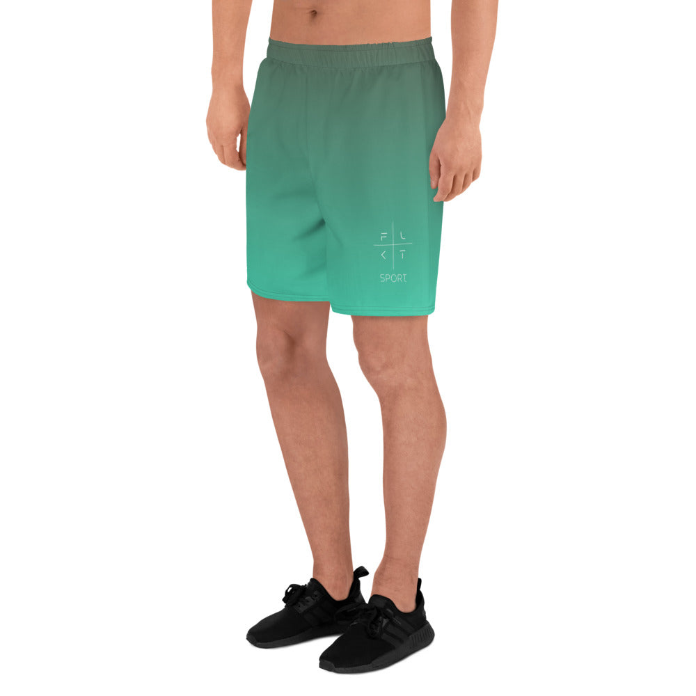 FLAKOUT Sport Ocean Breeze Men's Recycled Athletic Shorts - FLAKOUT