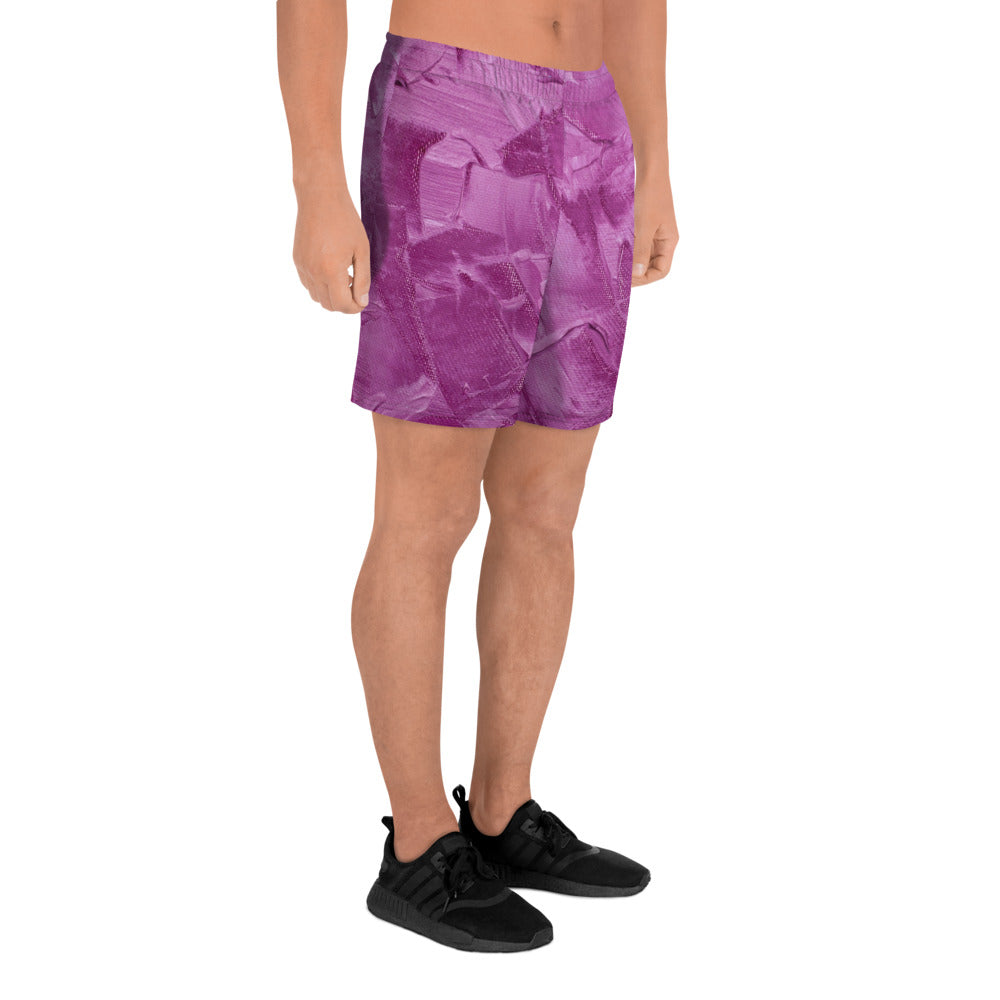 Ebonized Mulberry Men's Swim - Athletic Shorts - FLAKOUT