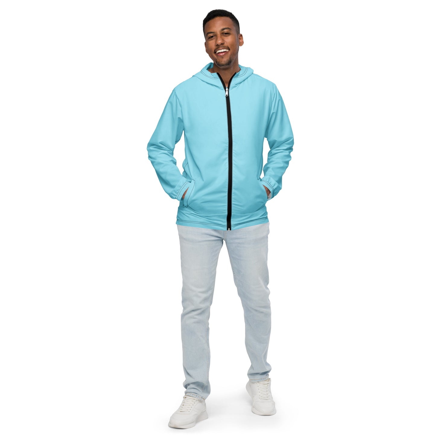 Blizzard Blue Waterproof Windbreaker - FLAKOUT