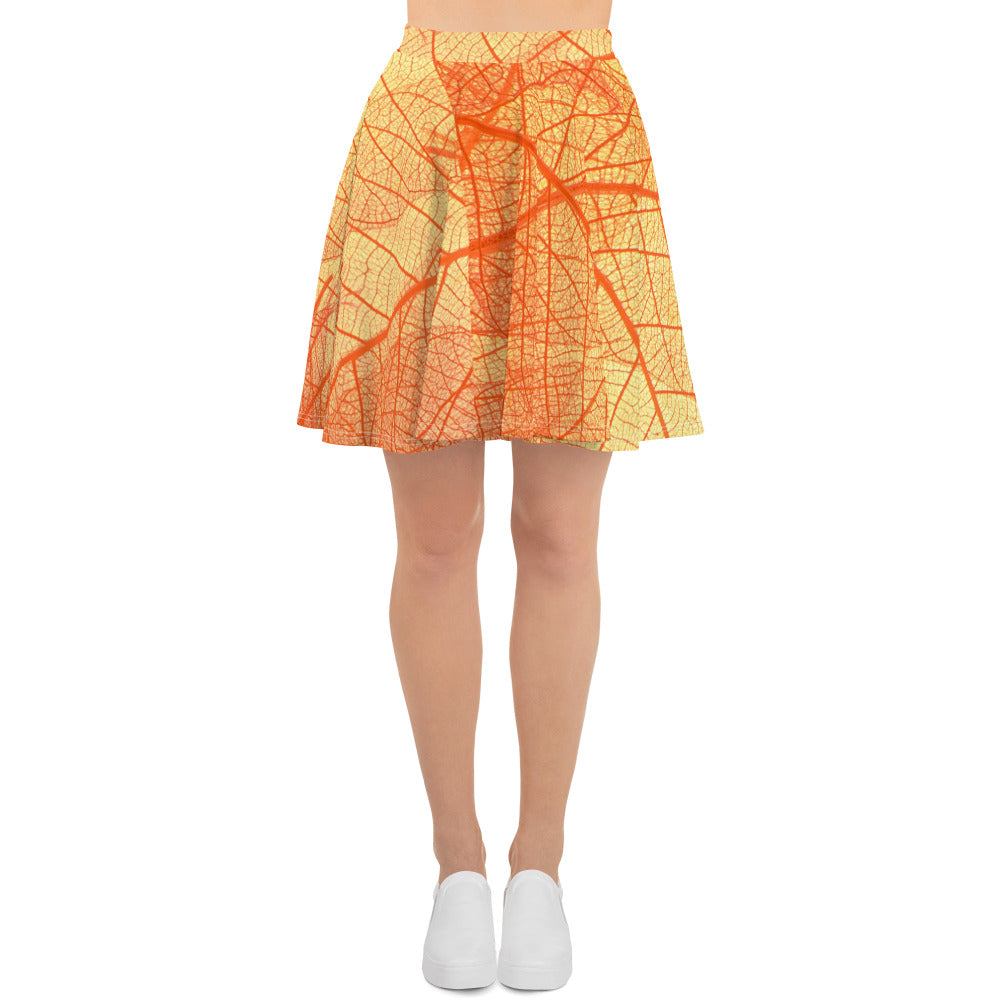 Vermilion Wisps Women's Skater Skirt - FLAKOUT