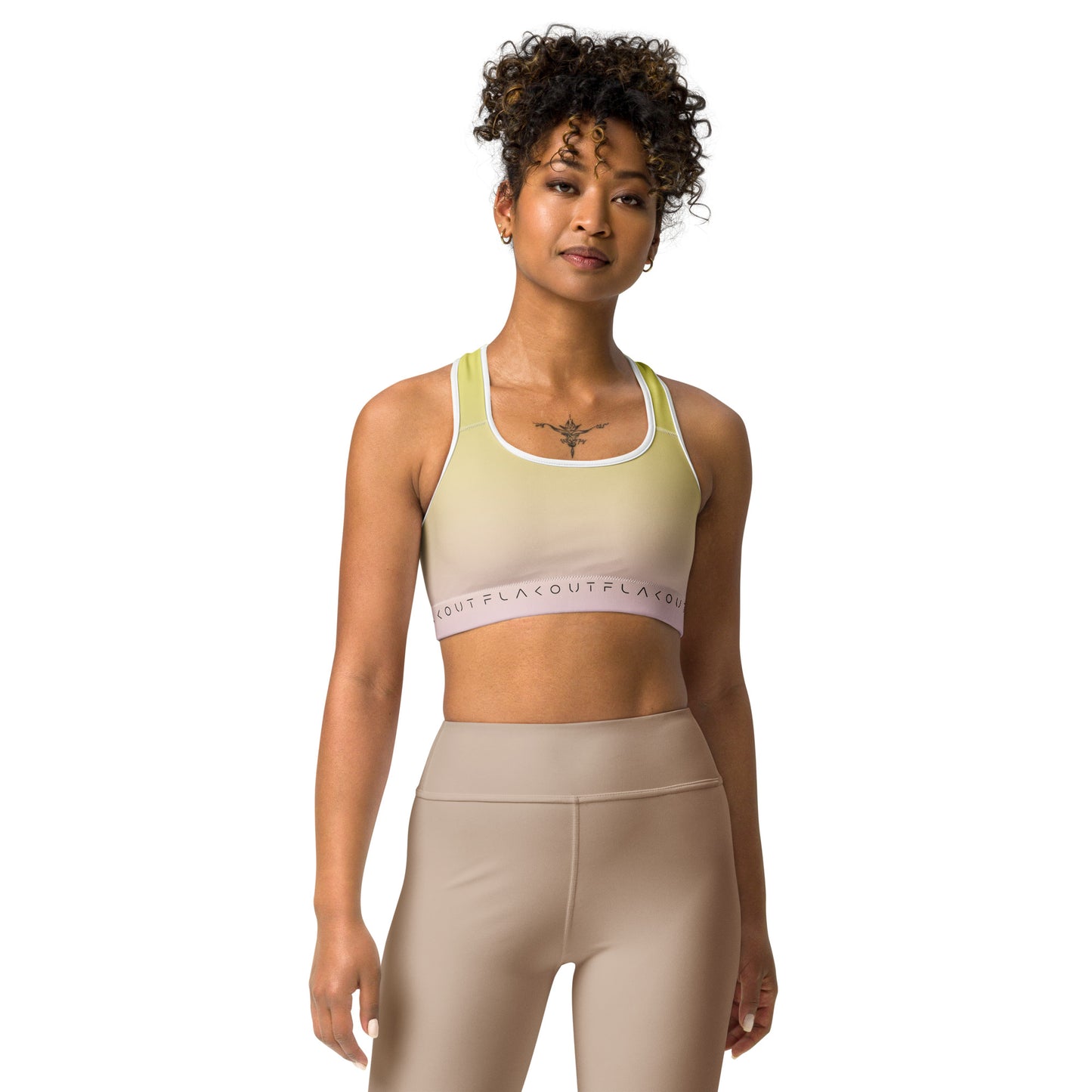 Lemonade Bliss Women's Sports Performance Bra - FLAKOUT