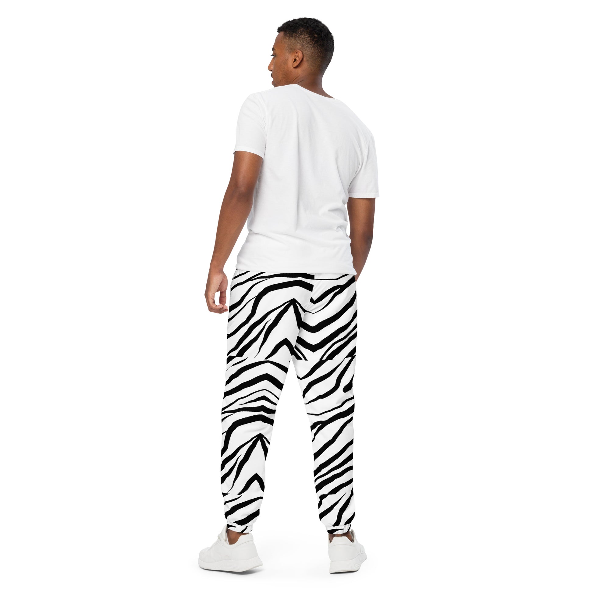 Striped Zebra Vibrance Track Pants - FLAKOUT