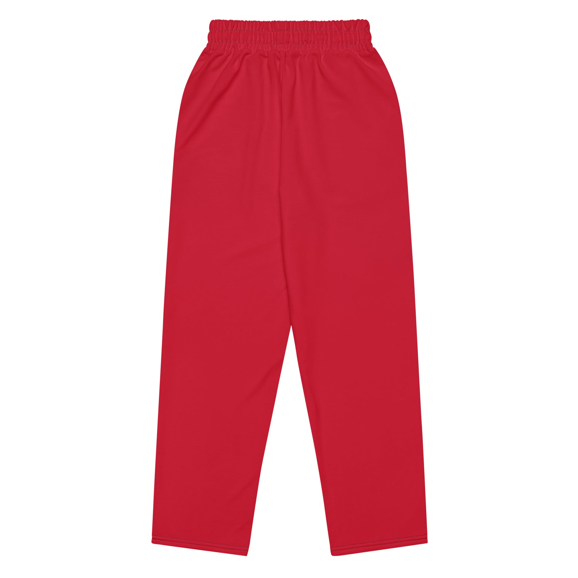 Unisex Wide-leg Recycled Joggers - Red - FLAKOUT