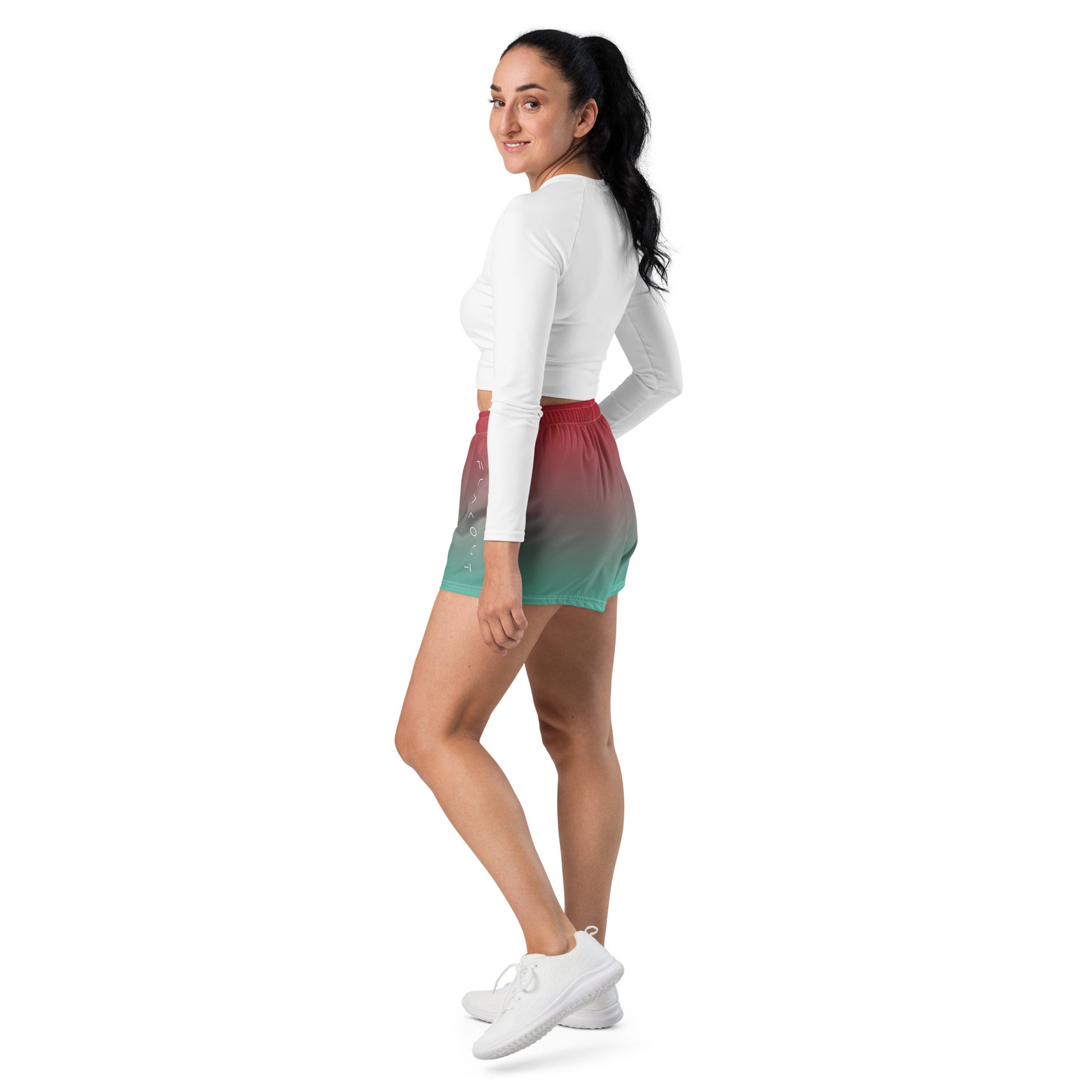 Crimson Reef Women’s Recycled Shorts - FLAKOUT