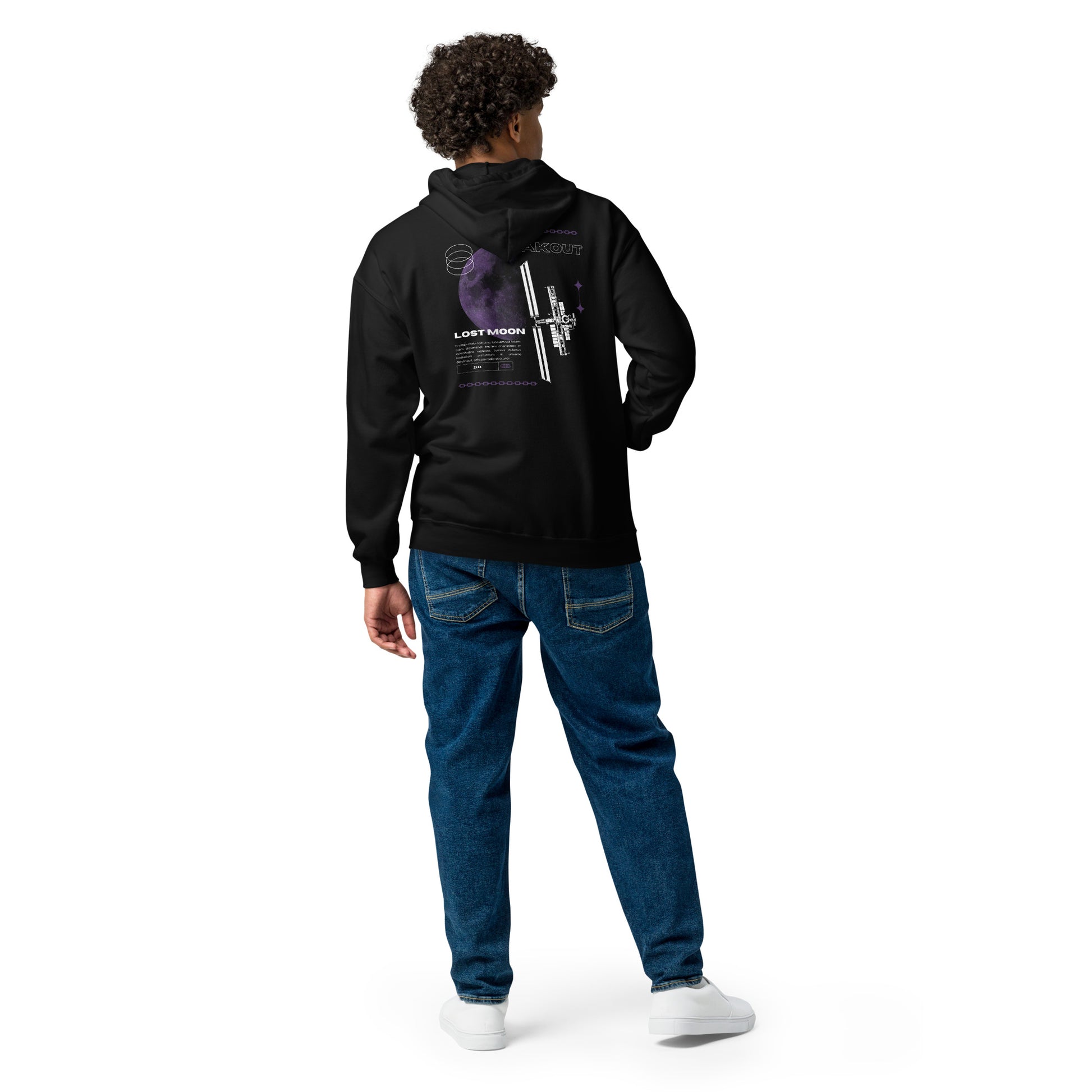 Lost Moon Unisex Zip Hoodie - FLAKOUT