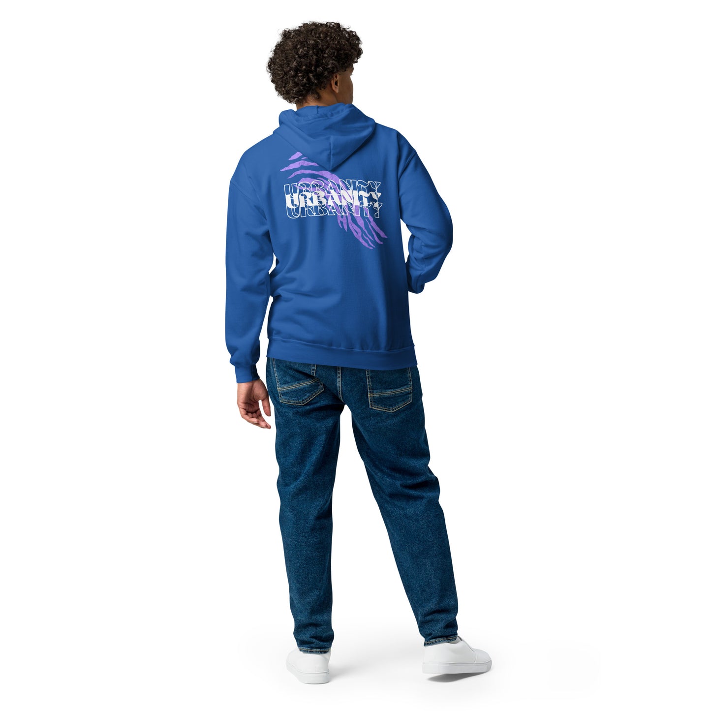 Streetwise Urbanity Heavy Harmony Fusion Zip Hoodie - Royal - FLAKOUT