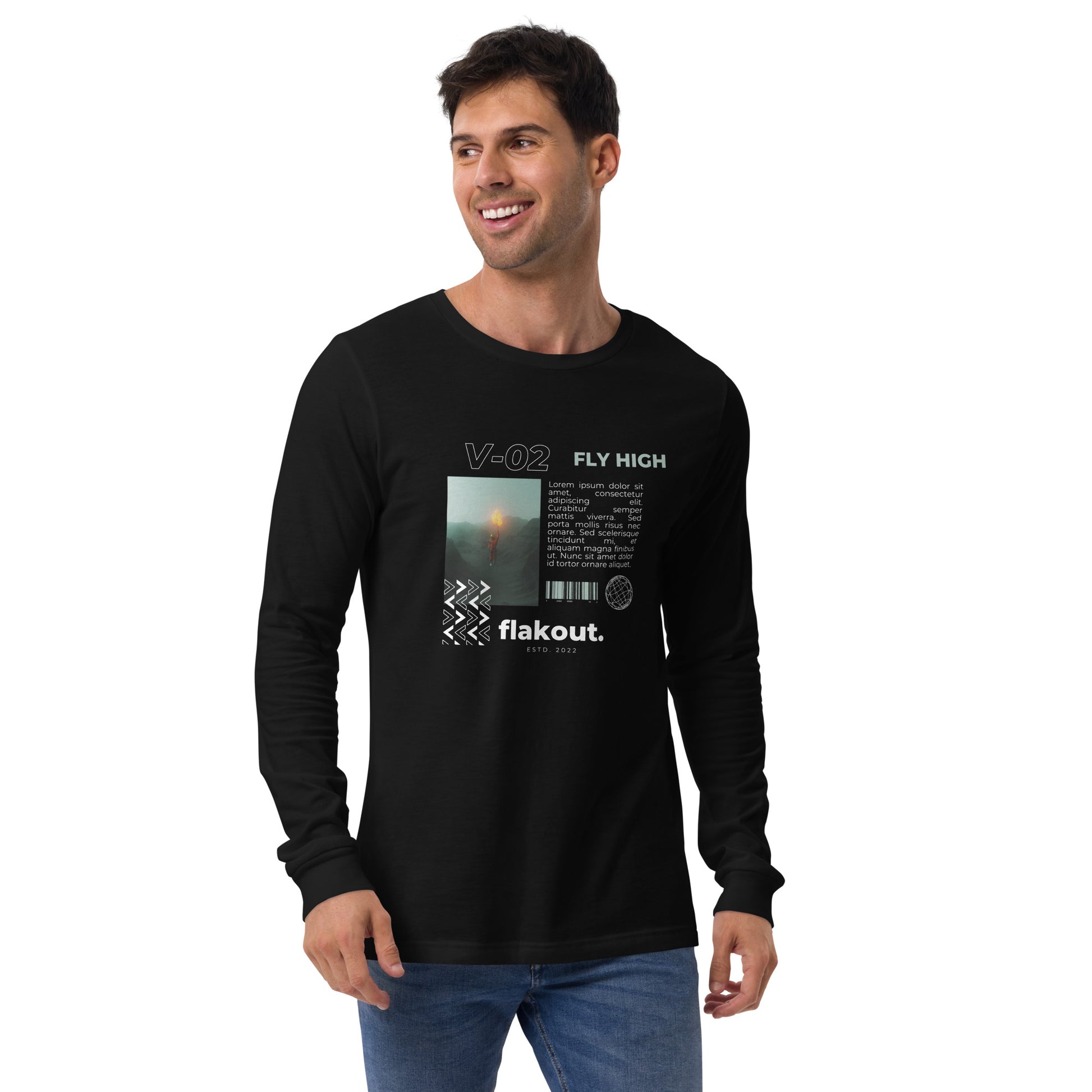 Fly High Voyager Long Sleeve Tee - FLAKOUT