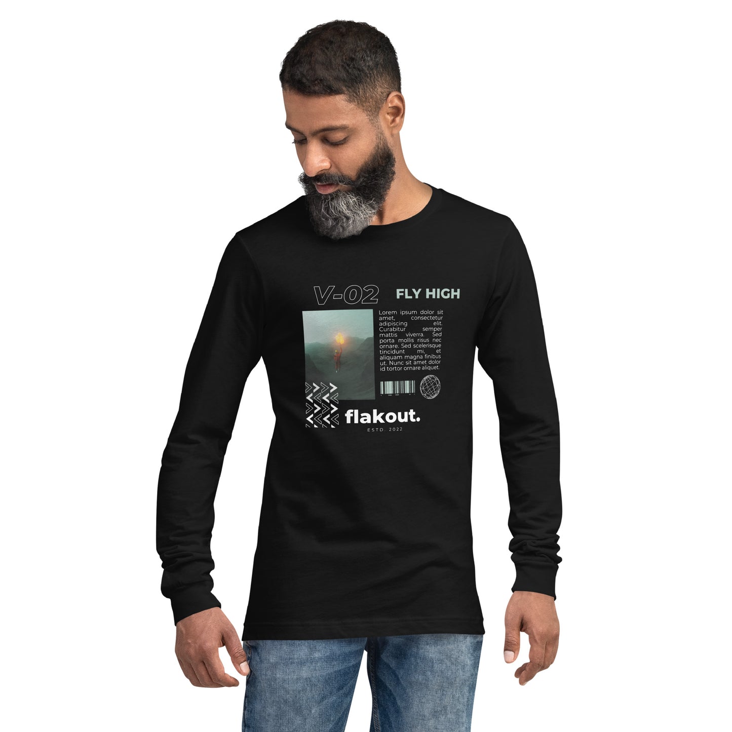 Fly High Voyager Long Sleeve Tee - FLAKOUT