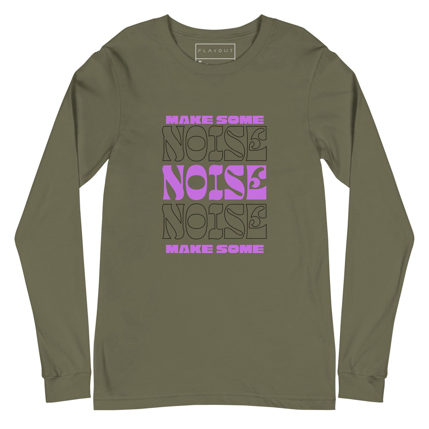 Resonance Make Some Noise Swagger Long Sleeve Tee - FLAKOUT