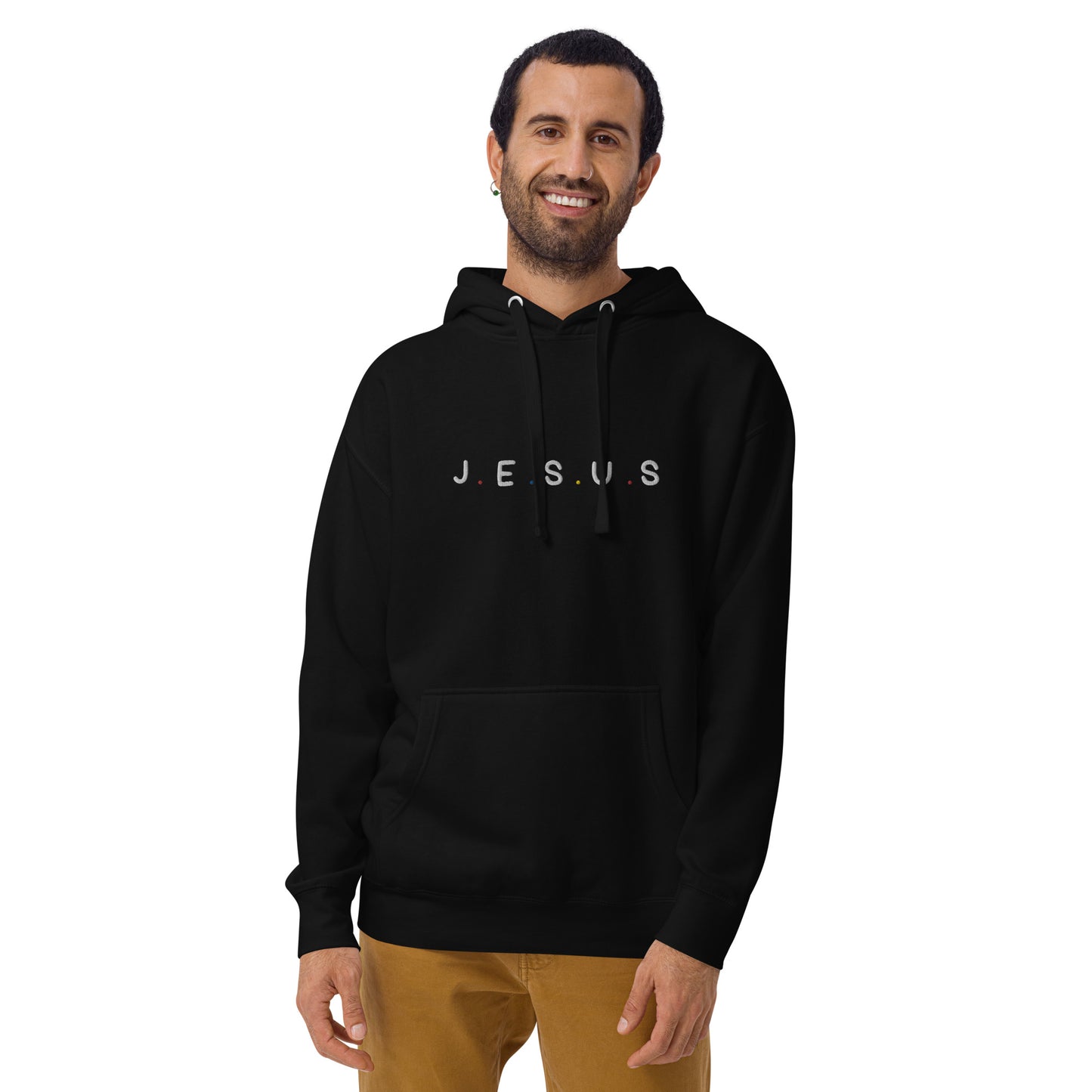 J.E.S.U.S Embroidered Unisex Hoodie - FLAKOUT