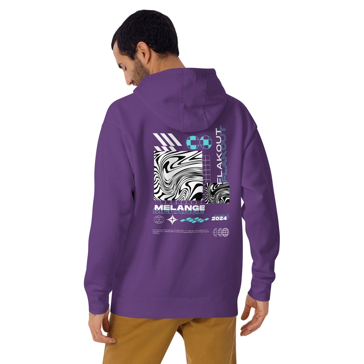 Melange Unisex Hoodie - FLAKOUT