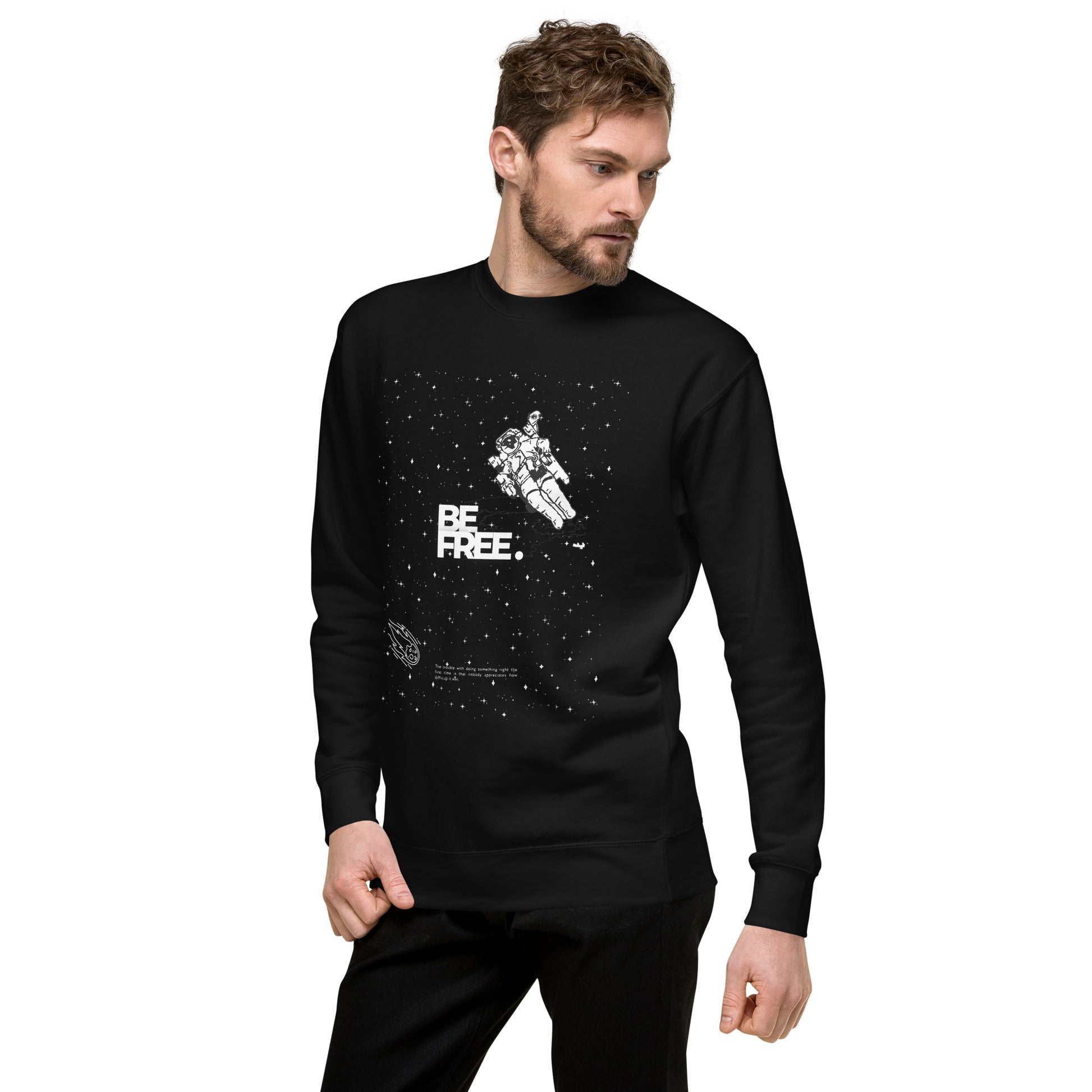 Be Free On Outer Orbit Sweatshirt - FLAKOUT