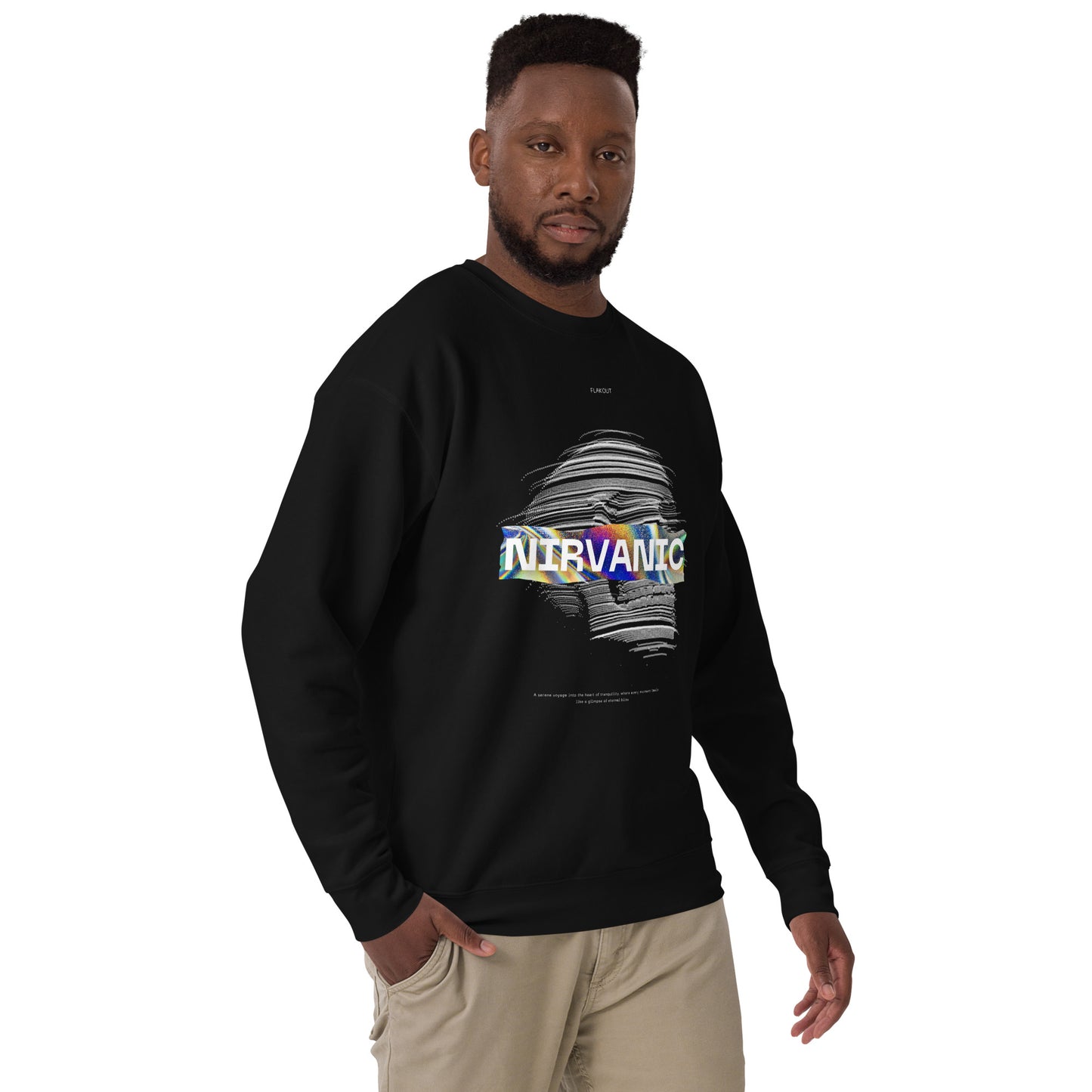 Nirvanic Unisex Fleece Sweatshirt - FLAKOUT