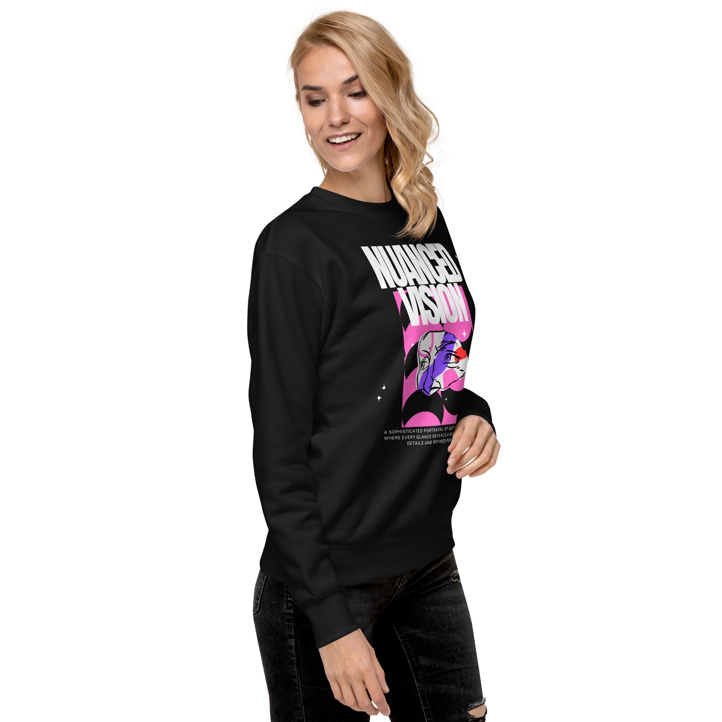 Nuanced Vision Unisex Fleece Sweatshirt - FLAKOUT