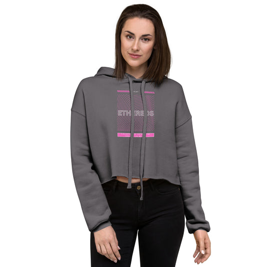 Ethereos Women's Crop Hoodie - FLAKOUT