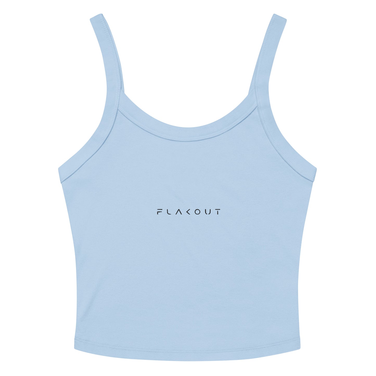 FLAKOUT Logo Embroidered Women’s Micro-rib Tank Top