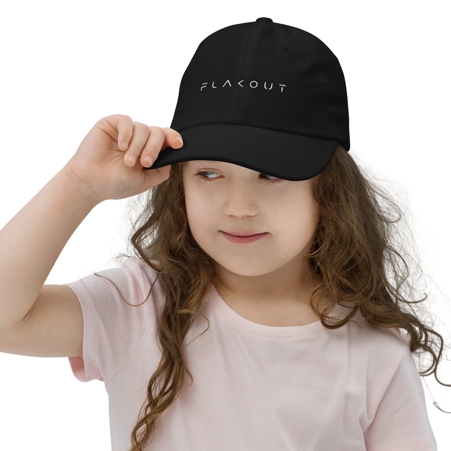 FLAKOUT Logo Embroidered Kid's Baseball Cap