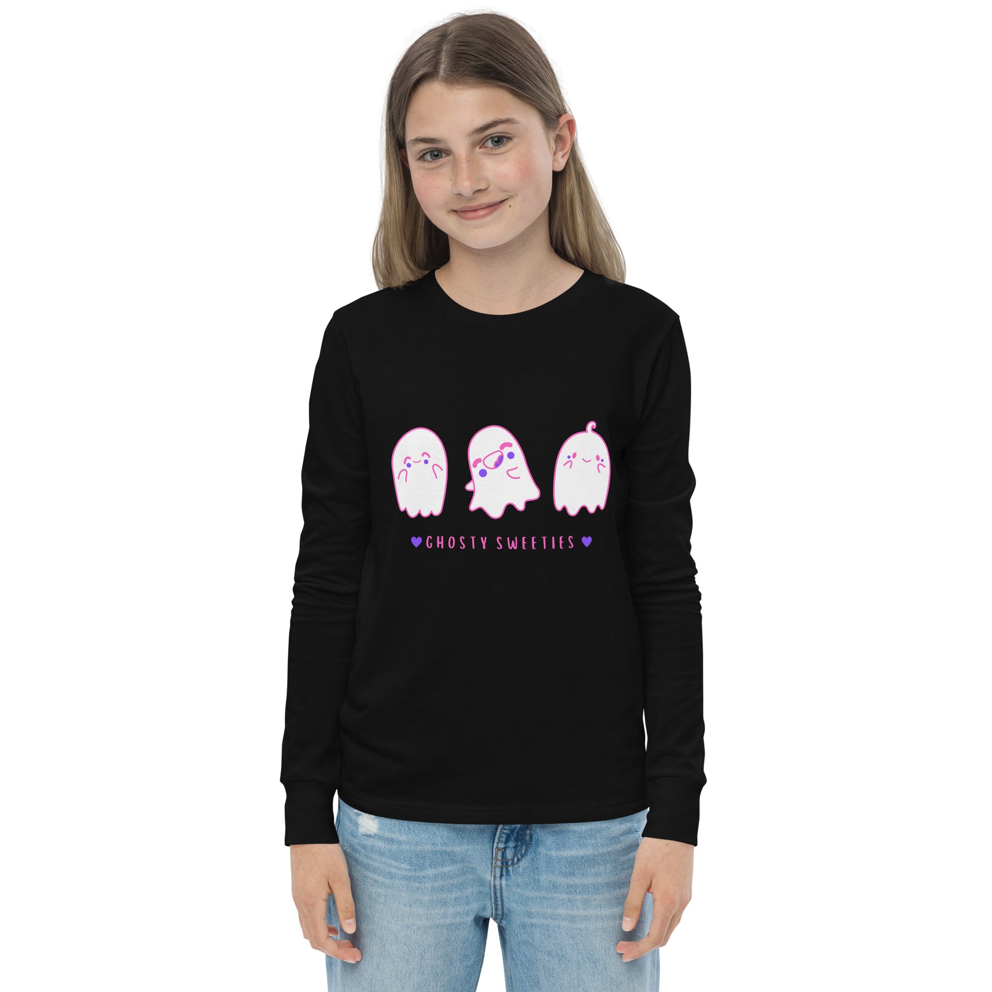 Ghosty Sweeties Girl's Long Sleeve Tee - FLAKOUT