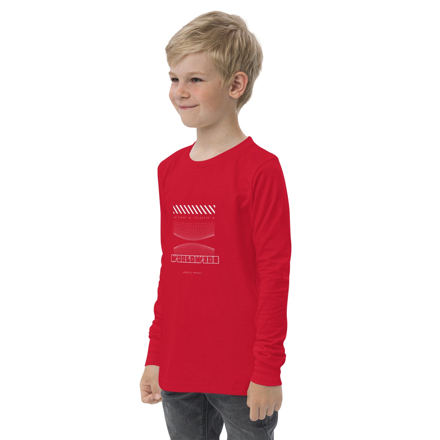 Kid's Long Sleeve Shirt Worldwide - FLAKOUT