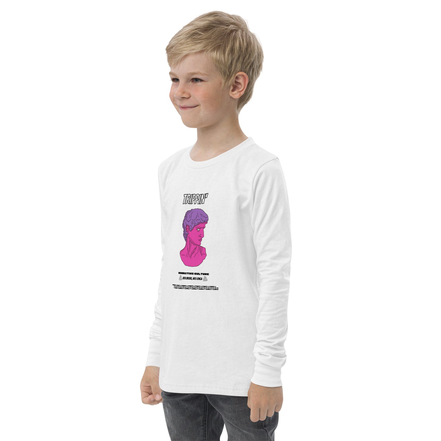 Nonnotine Dreamscape Trippin Kid's Long Sleeve Shirt - FLAKOUT