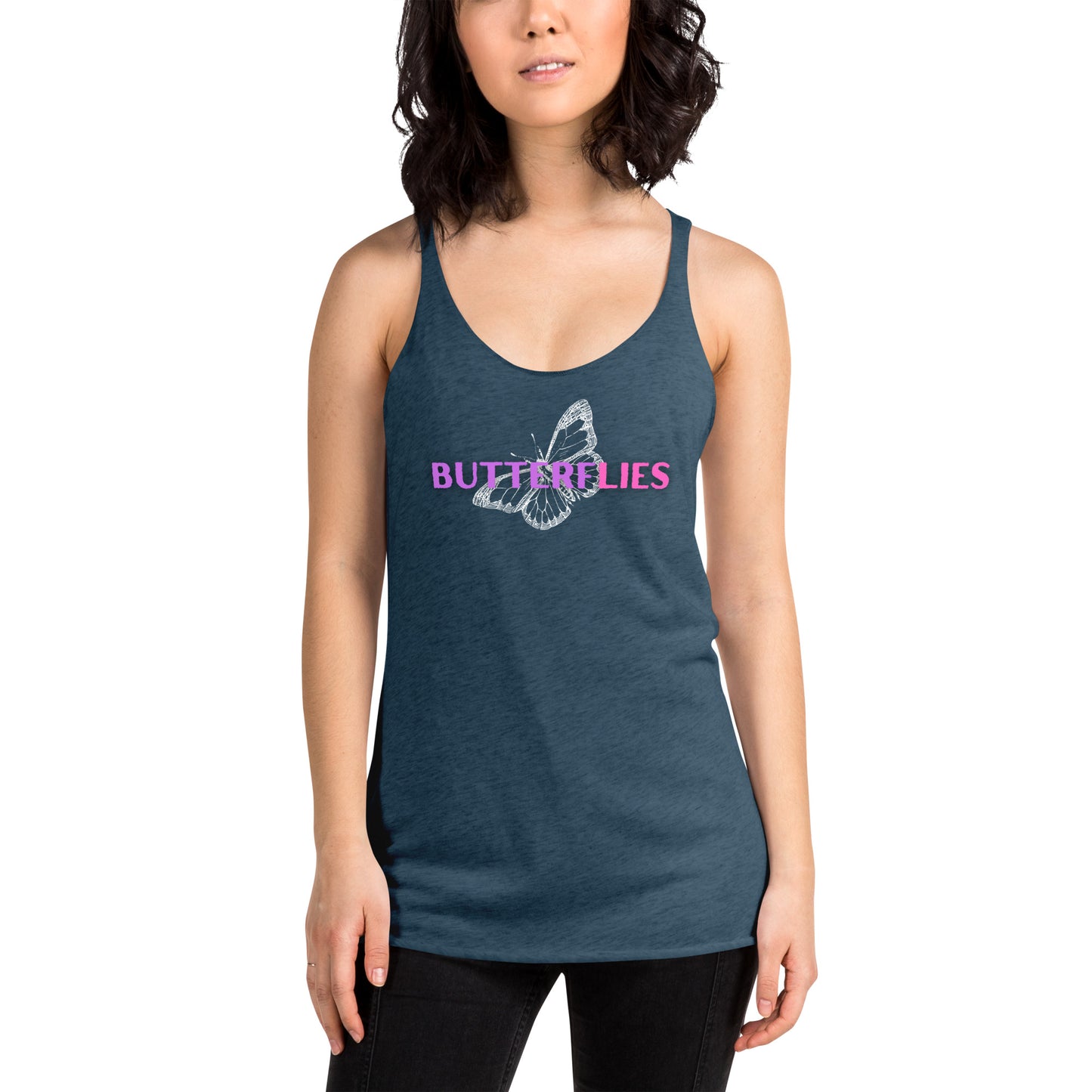 Whispers Of Wings Butterflies Women's Racerback Tank - FLAKOUT